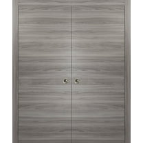 Modern Double Pocket Closet Doors 72 x 80