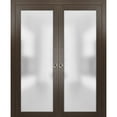 thumbnail image 1 of Modern Double Pocket Closet Glass Doors 60 x 84, 1 of 7
