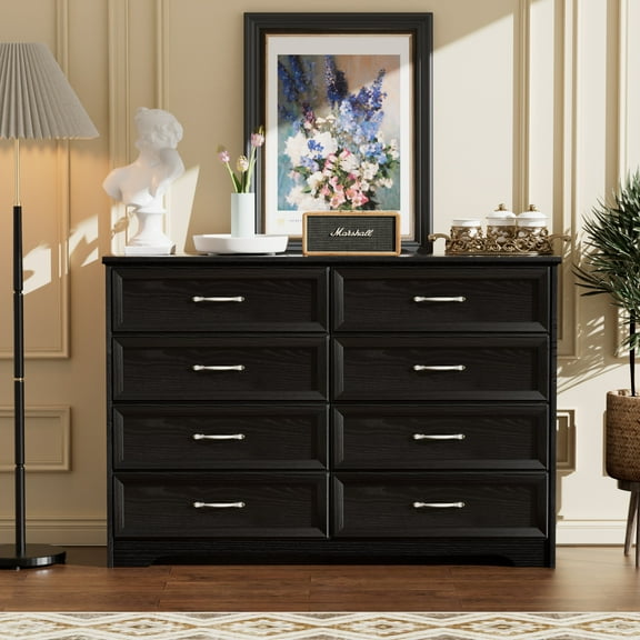 Modern Dresser for Living Room, Bedroom, Hallway, Black
