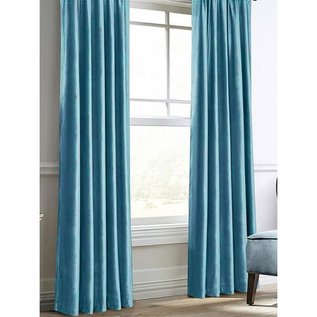 Modern Dutch Velvet Solid Color Blackout Curtains For Living Room And
