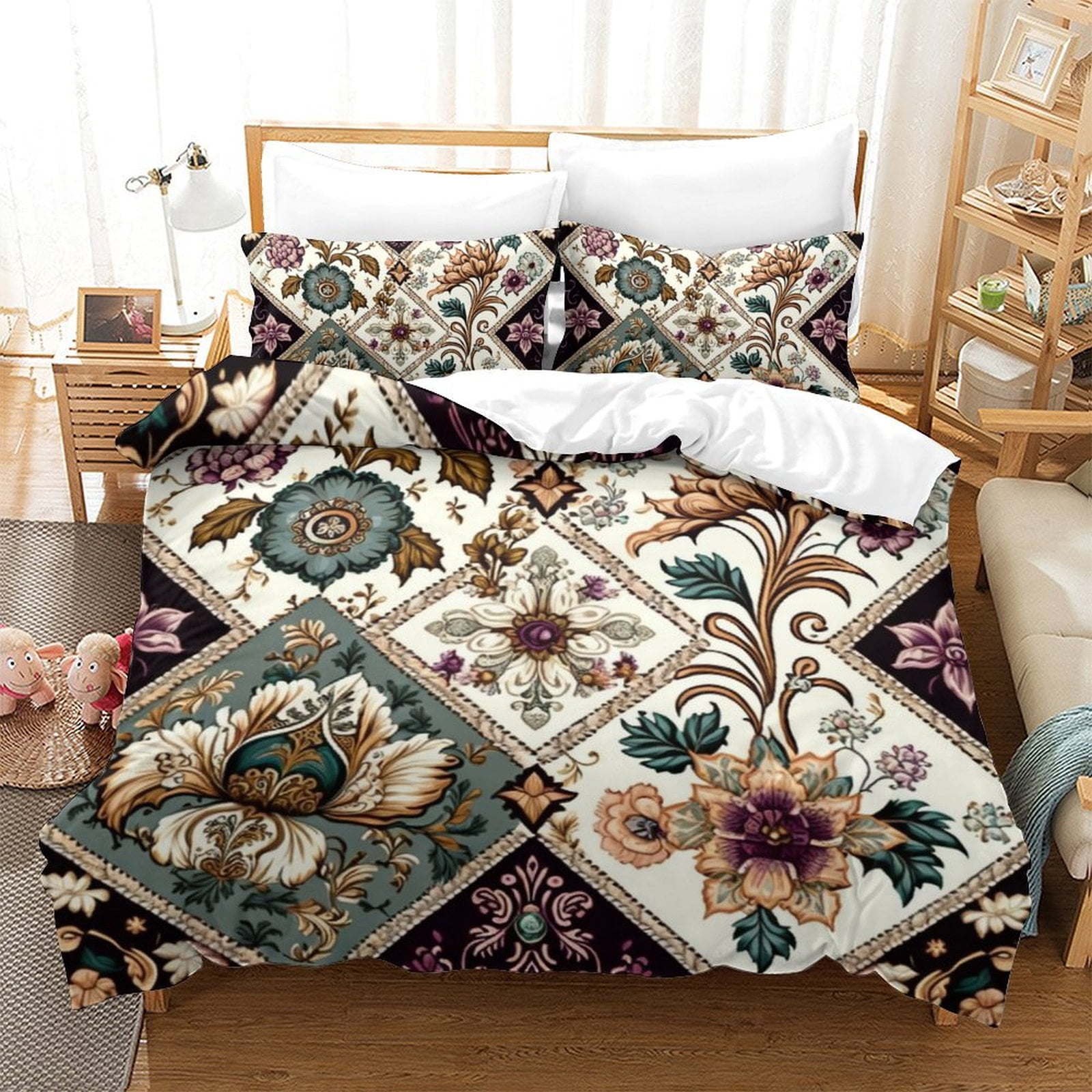 Modern Duvet Cover Set Paisley Home Bedclothes Bedspreads Bedroom Decor ...