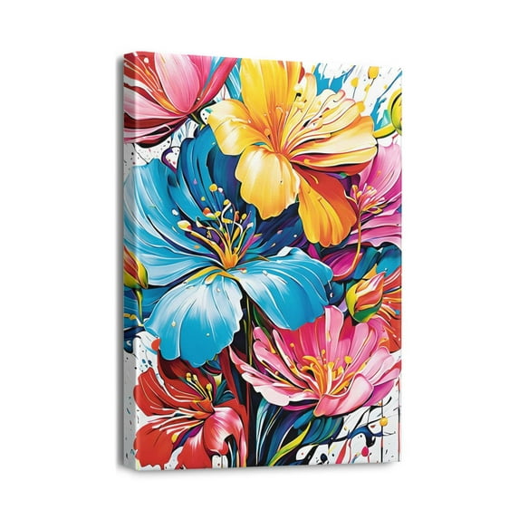 Modern Eclectic Home DecorColorful Boho Gallery 12x16 inch Wall Prints, Retro Maximalist Unframed Art Perfect for Boosting Bedroom or Dorm Aesthetic