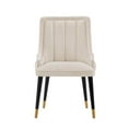 thumbnail image 1 of Manhattan Comfort Eda Dining Chair with Solid Wood Frame in Cream, 1 of 7