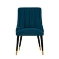 thumbnail image 1 of Manhattan Comfort Eda Dining Chair with Solid Wood Frame in Midnight Blue, 1 of 6
