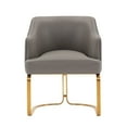 thumbnail image 1 of Manhattan Comfort Raya Dining Armchair with Solid Wood Frame in Taupe, 1 of 10