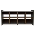 thumbnail image 1 of Modern Eight Pair Shoe Rack Storage Unit, Espresso & Mahogany, 1 of 1