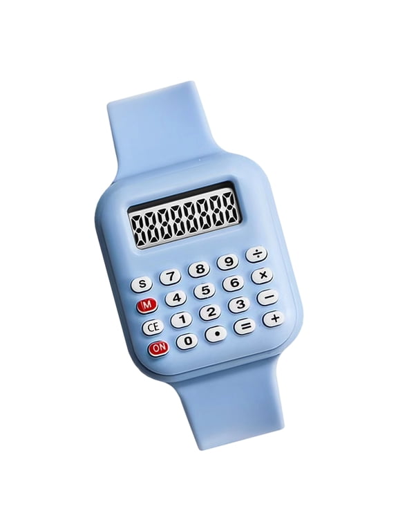 Modern Electronic Wristwatch Featuring Accurate Calculator Multifunctional Timepiece For Work Study And Travel