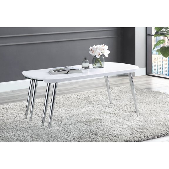 Modern Elegance Design / Living Room Gathering / Stable with Chrome Legs