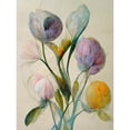 thumbnail image 1 of Modern Elegant Pastel Floral Bouquet Abstract Flowers Unframed Wall Art Print Poster Home Decor Premium, 1 of 4