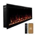 thumbnail image 1 of Modern Ember Aerus Slim 60 Inch Smart Linear Electric Fireplace | Recessed in-Wall or Wall-Mount, 1 of 13