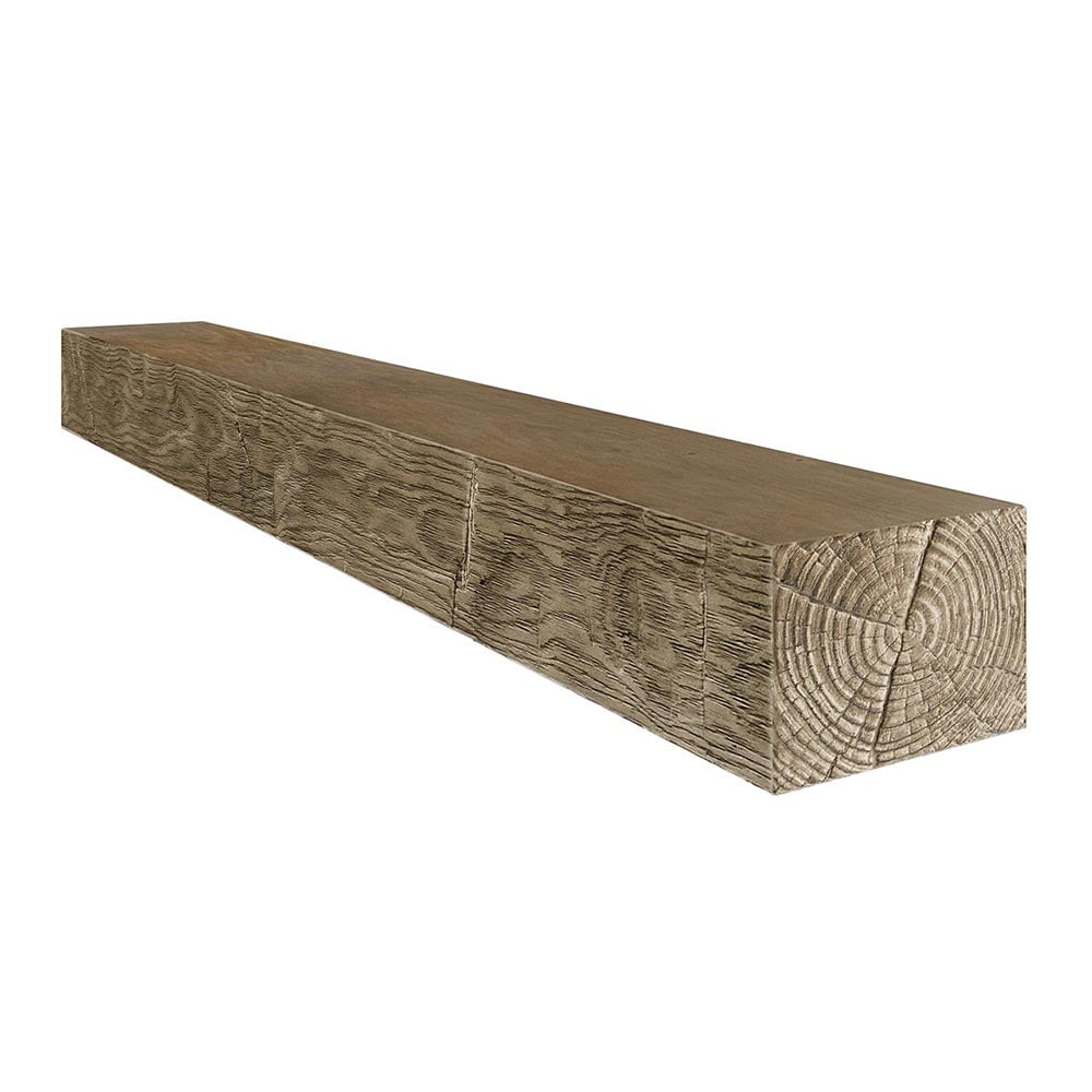 Modern Ember Ashcroft Concrete Fireplace Mantel Shelf 60 Inch Grove