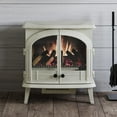 thumbnail image 1 of Modern Ember Harlowe Freestanding Electric Fireplace Stove Heater in Cream | Smart Technology | WiFi App, Alexa & Google Control | 1500W | Indoor Portable Heater | Safety Shutoff, 1 of 9