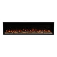 thumbnail image 1 of Modern Ember Highmark 100" W x 18.1" H x 6.3" D Built-in Linear Electric Fireplace - Black, 1 of 11