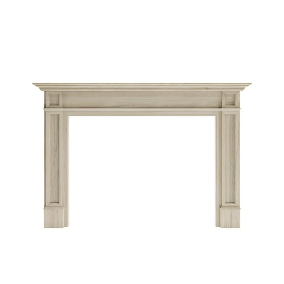 Modern Ember Lenwood 48 inch Wood Fireplace Mantel Surround Kit - Unfinished