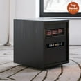 thumbnail image 1 of Modern Ember Portable Rolling Infrared Space Heater in Black Oak, 1 of 9