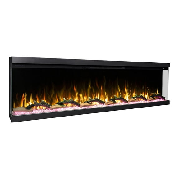 Modern Ember Skyline 72 Inch Linear 3 Sided Smart Electric Fireplace - 70+ Color Options | Compatible with Alexa and Google Assistant