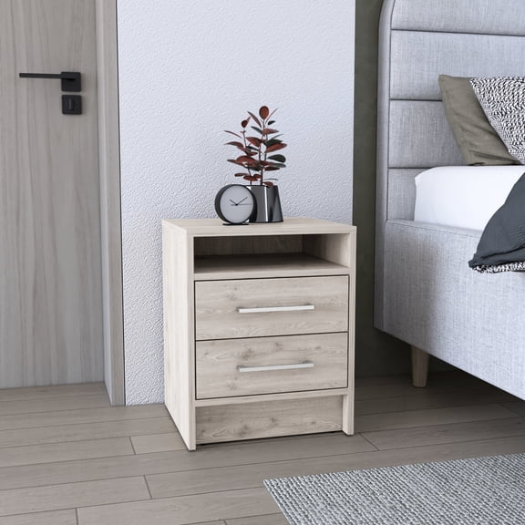 Modern End Table | Efficient Storage Solution | Bedroom Organization