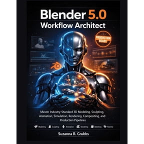 The Modern Engineer's Library Blender 5.0 Workflow Architect: Master Industry-Standard 3D Modeling, Sculpting, Animation, Simulation, Rendering, Compo, (Paperback)