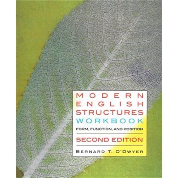 Pre-Owned Modern English Structures Workbook - Second Edition: Form, Function, and Position, (Paperback)