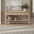 thumbnail image 1 of Modern Entry Table with Drawer Storage - Coastal Oak, 1 of 12