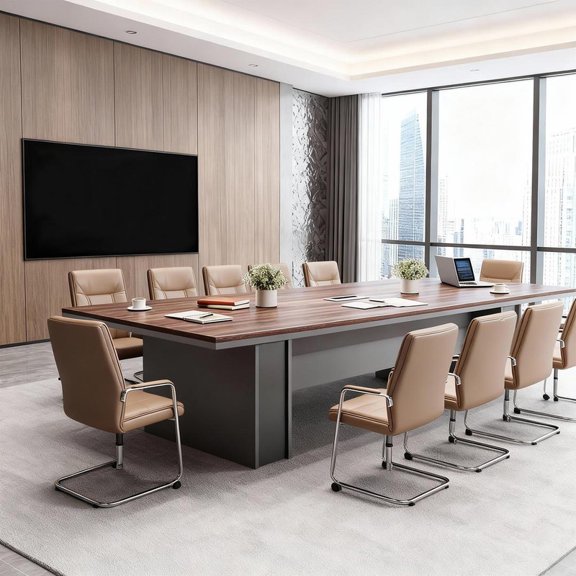 Modern Ergonomic Conference Table For Collaborative Spaces
