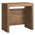 thumbnail image 1 of Modern Erika Engineered Wood Italian Extendable Console Table in Brown, 1 of 6