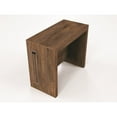 thumbnail image 1 of Modern Erika Engineered Wood Italian Extendable Console Table in Brown, 1 of 5