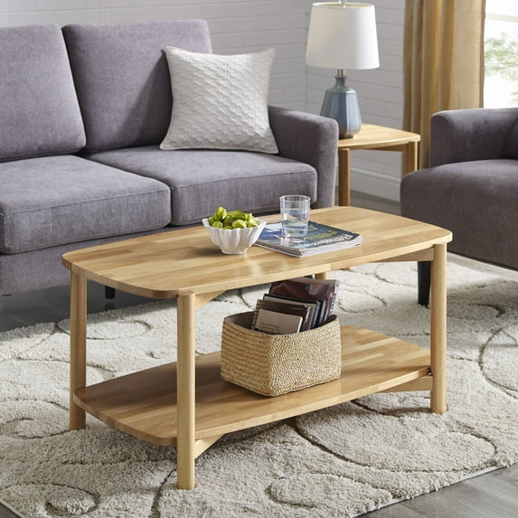 Modern Essentials Modern European Coffee Table, Beige