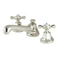 thumbnail image 1 of Modern Essex 8 in. Widespread Lavatory Faucet with Brass Pop-Up - Polished Nickel, 1 of 1