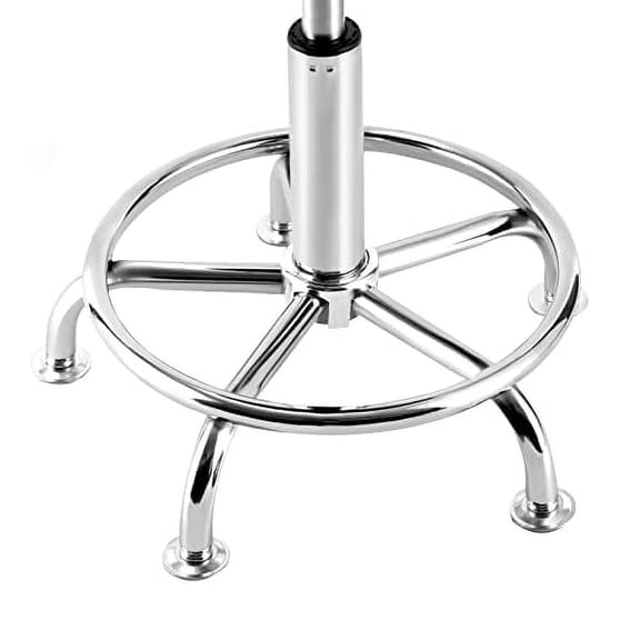 Modern Esthetician Chair, Height Adjustable Rolling Shop Stool with Back Support, 360 Swivel, Drafting Stool Rolling Chair for Studio, Casual, Office, Drafting
