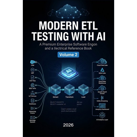 Qa Testing Modern Etl Testing with AI: Cloud Data Platforms, Big Data, Streaming, Enterprise Pipelines & Interview Preparation - VO, (Paperback)