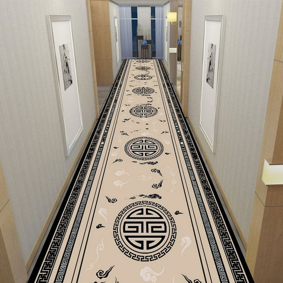 Modern European Style Corridor Carpet ration Home Large Carpet Living Room Porch Mat Non-slip Hotels Floor Rugs Customizable