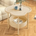thumbnail image 1 of Modern European Style Nightstand - Space Saving Side Table for Bedroom & Living Room, Sturdy Plastic Storage End Table with Easy Assembly, Compact 18.9x15.75x15.75 Inch Small Coffee Table, 1 of 9