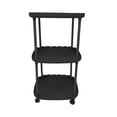 thumbnail image 1 of Modern European Style Nightstand - Space-Saving Small Bedside Table with Sturdy Plastic Construction, Versatile for Bedroom, Living Room, and Small Spaces, 1 of 5