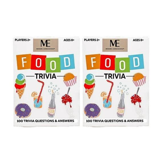 Modern  Expressions  Food  Trivia  Card  Game, Players 2+, 50 Cards