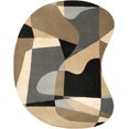 thumbnail image 1 of Modern FM7196-69KDNY Area Rug 6' x 9' Kidney, 1 of 6