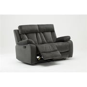 Modern Fabric Sofa, Grey - 40 in.