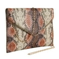 thumbnail image 1 of Modern Fancy Vegan Leather Crossbody Snake Skin Pattern Wallet Clutch Purses for Women, 1 of 7