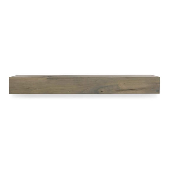 Modern Farmhouse 48 in. Ash Gray Mantel