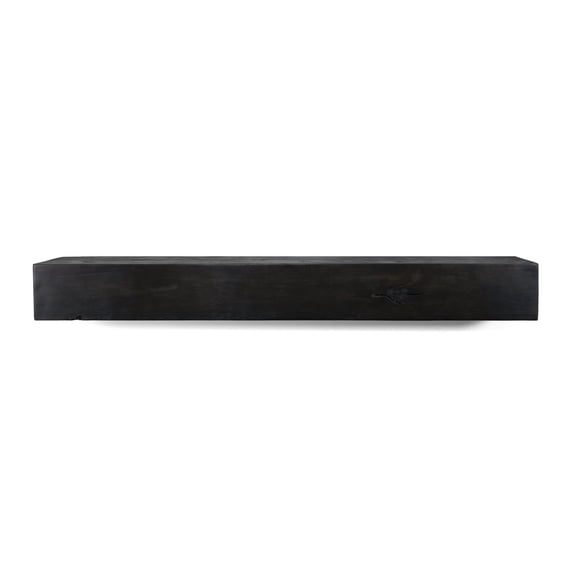 Modern Farmhouse 48 in. Midnight Black Mantel