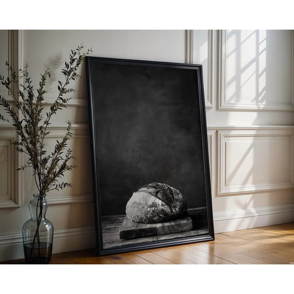Modern Farmhouse Bread Kitchen Wall Art Rustic Decor Bakery Style Print