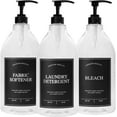 Modern Farmhouse Liquid Laundry Detergent Bleach and Fabric Softener