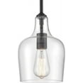 thumbnail image 1 of Modern Farmhouse Pendant Lighting for Kitchen Island Glass Black Pendant Light, 1 of 9
