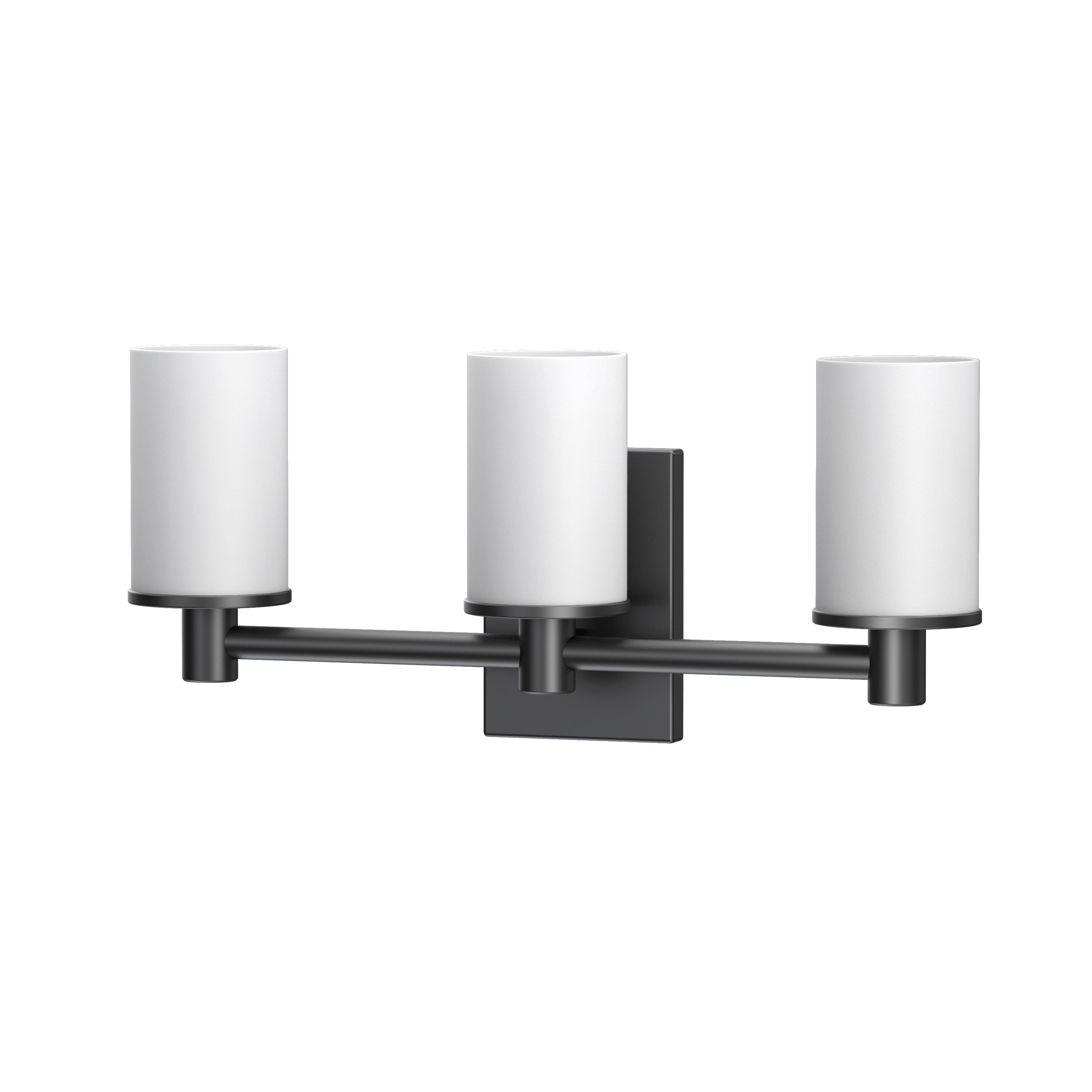 Gatco 1705MX Modern Farmhouse Triple Sconce, Matte Black
