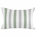 thumbnail image 1 of Modern Farmhouse Vertical Striped Throw Pillow Cover, Pillowcase Protectors with Zipper, Breathable Decorative Lumbar Pillow Case Cover, Pillow Shams for Couch Sofa 16x24Inch, 1 of 7