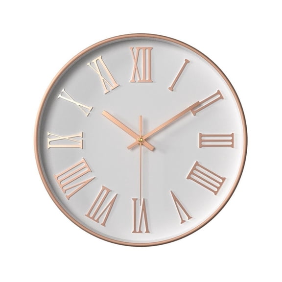 Modern Fashion Light Luxury Quartz Clock Wall Mounted Clock Bedroom Wall Mounted Silent Clock