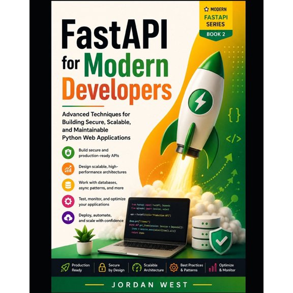 Modern Fastapi FastAPI for Modern Developers: Advanced Techniques for Building Secure, Scalable, and Maintainable Python Web Applicatio, Book 2, (Paperback)