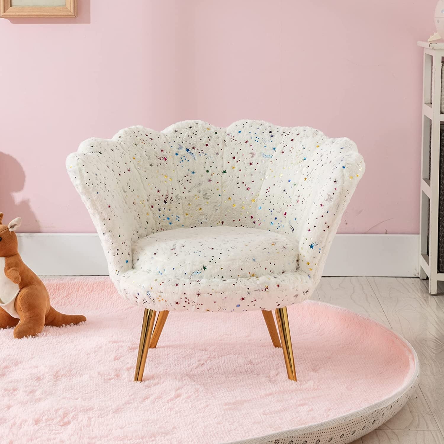 Meridian Furniture Magnolia Faux Fur Accent Chair Meridian Furniture Magnolia Faux Fur Accent Chair