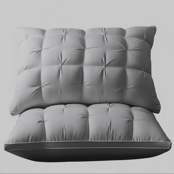 Modern Feather, Comfortable Pillow, Light Gray, Washable, 800g