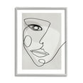 thumbnail image 1 of Modern Feminine Portrait Neutral Organic Lines 16 in x 20 in Framed Drawing Art Print, by Stupell Home Décor, 1 of 7
